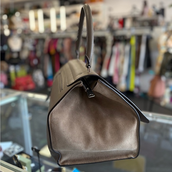 Celine Leather Taupe Large Hand Bag - Picture 9 of 10